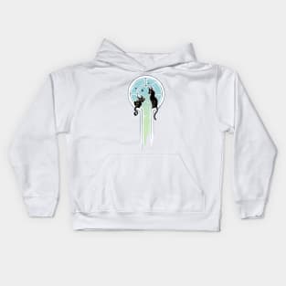 Window Cats Kids Hoodie